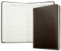 Preview: 5 Jahreskalender (vergleichend) PREMIUM LEDER SOFT GRAIN dunkelbraun (genarbt)